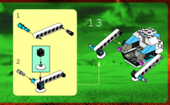 LEGO 7312 instructions page 7 – build guide