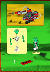 LEGO 7314 instructions page 2 – build guide