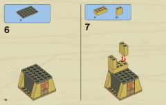 LEGO 7325 instructions page 18 – build guide