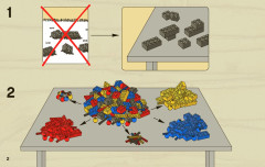 LEGO 7325 instructions page 2 – build guide
