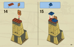 LEGO 7325 instructions page 23 – build guide