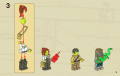 LEGO 7325 instructions page 3 – build guide