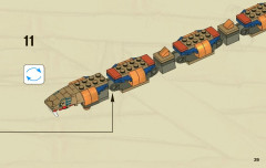LEGO 7325 instructions page 39 – build guide