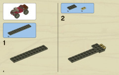 LEGO 7325 instructions page 4 – build guide