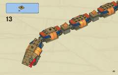 LEGO 7325 instructions page 43 – build guide