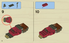 LEGO 7325 instructions page 8 – build guide