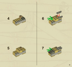 LEGO 7326 instructions page 61 – build guide