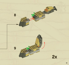 LEGO 7326 instructions page 65 – build guide