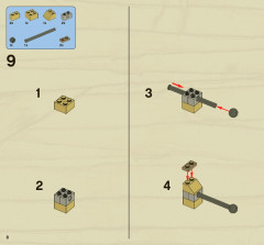 LEGO 7326 instructions page 8 – build guide