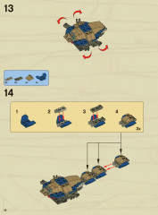 LEGO 7327 instructions page 18 – build guide