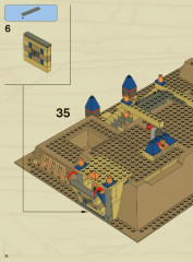LEGO 7327 instructions page 74 – build guide