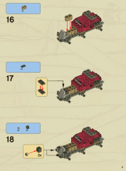 LEGO 7327 instructions page 9 – build guide