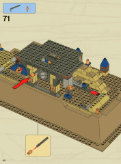 LEGO 7327 instructions page 40 – build guide