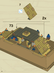LEGO 7327 instructions page 44 – build guide