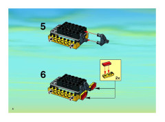 LEGO 7344 instructions page 4 – build guide