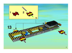LEGO 7344 instructions page 9 – build guide