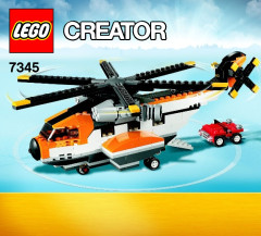 LEGO 7345 instructions page 1 – build guide