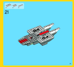 LEGO 7345 instructions page 23 – build guide
