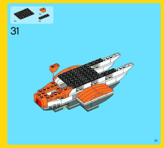 LEGO 7345 instructions page 33 – build guide