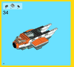 LEGO 7345 instructions page 36 – build guide