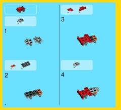 LEGO 7345 instructions page 4 – build guide