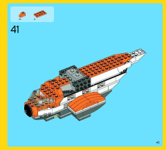 LEGO 7345 instructions page 45 – build guide