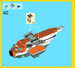 LEGO 7345 instructions page 46 – build guide