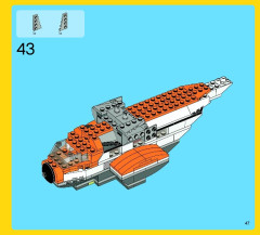 LEGO 7345 instructions page 47 – build guide