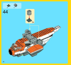 LEGO 7345 instructions page 48 – build guide