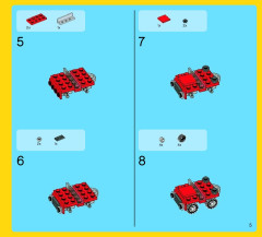 LEGO 7345 instructions page 5 – build guide