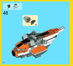 LEGO 7345 instructions page 52 – build guide