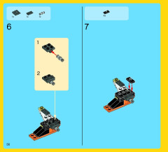 LEGO 7345 instructions page 56 – build guide