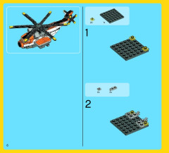 LEGO 7345 instructions page 6 – build guide