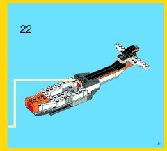 LEGO 7345 instructions page 21 – build guide