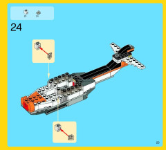 LEGO 7345 instructions page 23 – build guide
