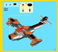 LEGO 7345 instructions page 43 – build guide