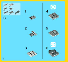 LEGO 7345 instructions page 52 – build guide