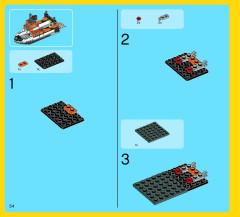 LEGO 7345 instructions page 54 – build guide