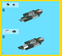 LEGO 7345 instructions page 6 – build guide