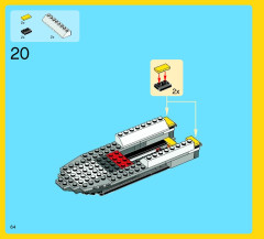 LEGO 7345 instructions page 64 – build guide