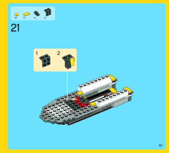 LEGO 7345 instructions page 65 – build guide