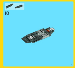 LEGO 7345 instructions page 7 – build guide