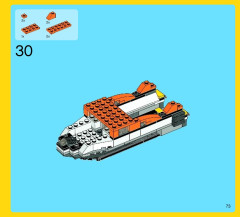LEGO 7345 instructions page 73 – build guide