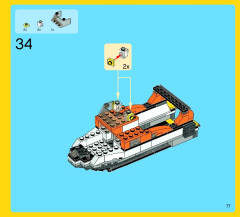LEGO 7345 instructions page 77 – build guide