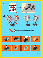 LEGO 7347 instructions page 2 – build guide