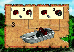 LEGO 7410 instructions page 10 – build guide