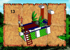 LEGO 7411 instructions page 18 – build guide