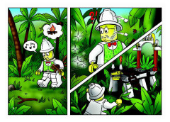 LEGO 7411 instructions page 2 – build guide