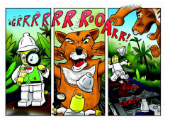 LEGO 7411 instructions page 4 – build guide