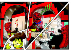 LEGO 7413 instructions page 4 – build guide